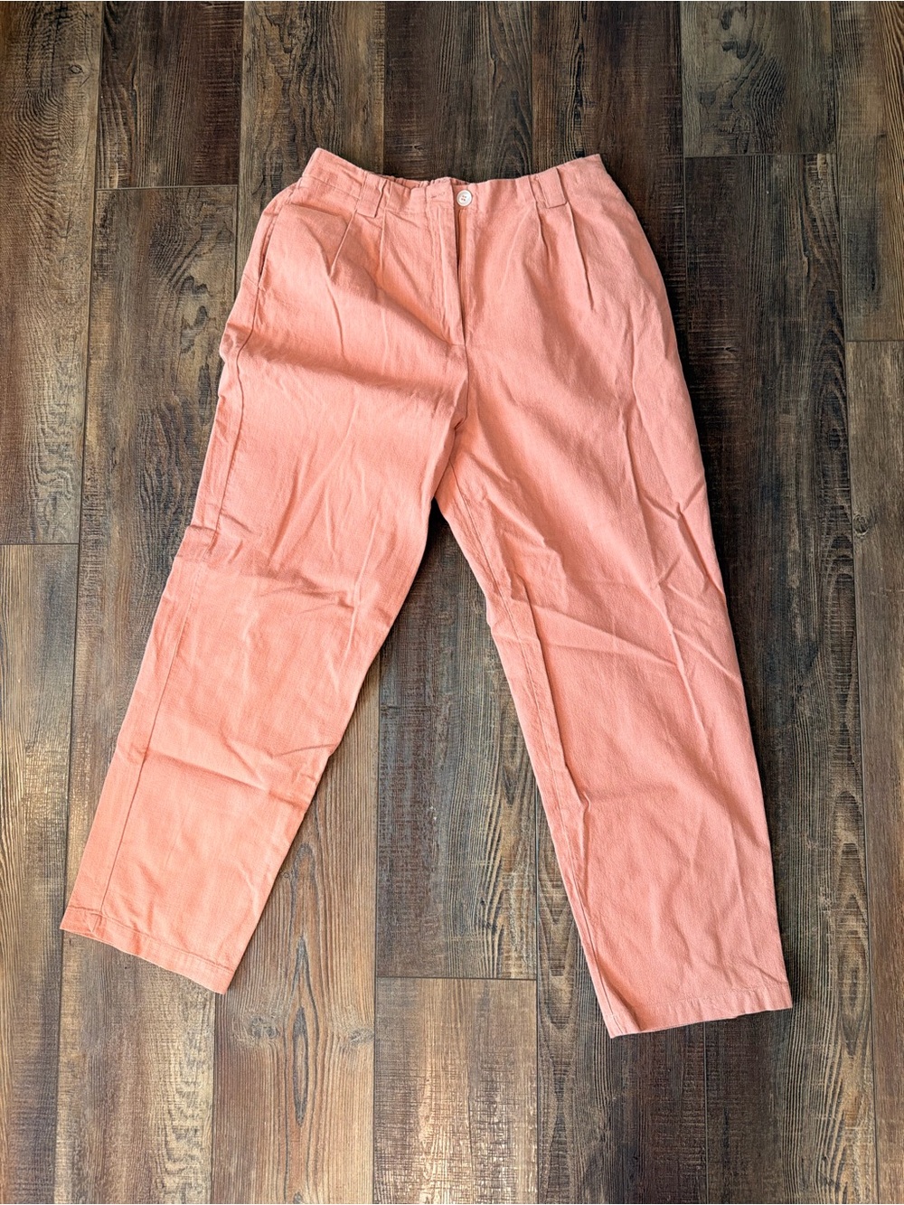 Wishlist Coral-Peach Casual Trousers